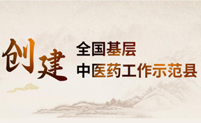 創(chuàng)建全國基層中醫(yī)藥工作示范縣